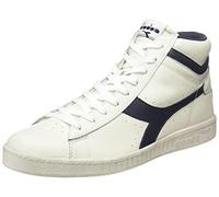 (TG. 44.5 EU) Diadora Game L High Waxed, Sneaker Unisex - Adulto, Bianco White B