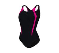 (TG. 44) ARENA Women's Bodylift Swimsuit Lola U Back Panel, Intero Donna, Black-