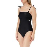 (TG. 44) Speedo Shaping Bandeau 1 Piece Costume da Bagno, Nero, W40 Women's - NU
