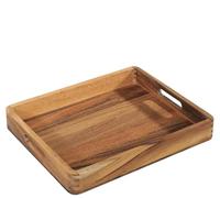 (TG. 44 x 36 x 6 cm) Zassenhaus Vassoio da portata in legno di acacia, vassoio c