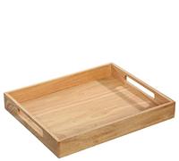 (TG. 44 x 36 x 6 cm) Zassenhaus Vassoio da portata in legno, rettangolare, 44 x