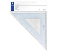 (TG. 45-36) STAEDTLER Mars 567, squadra da disegno di plastica blu trasparente,