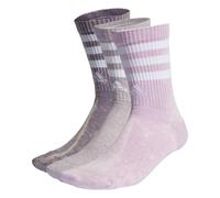 (TG. 45-48) adidas Unisex - Adulto 3-Stripes Stonewash Crew Socks 3 Pairs, Shado