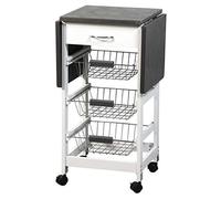 (TG. 45/97 x 37 x 75,5 cm) Kesper 25816 13 - Carrello da Cucina, 45/97 x 37 x 75