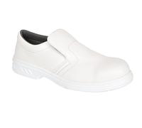 (TG. 45 EU) Portwest FW81 S2 Scarpe da lavoro, Unisex - Adulto, SRC, Bianco (Bia