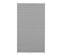 (TG. 45 x 130 cm) Gardinia Easyfix Tenda Plissettata a 2 Binari, Tessuto 100% Po