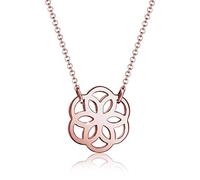 (TG. 450) Elli Collana Blume Floral 925 Sterling Silber - NUOVO