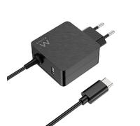 (TG. 45W) Ewent Caricatore a muro USB Tipo C 45W con cavo da 1.5 metri,Presa agg