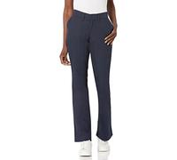 (TG. 46) Dickies Women's Flat Front Stretch Twill Pant, Dark Navy, 14 Regular -