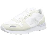 (TG. 46 EU) Kappa, Logo Berlin 2, Scarpe da ginnastica, Unisex - Adulto, 001 Whi