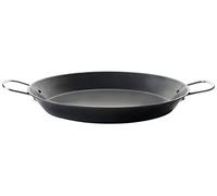 (TG. 46 x 58 x 5 cm) IBILI 501028 Piatto Paella Gandia Acciaio Nero, Acciaio, Ne