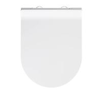 (TG. 47.5 x 8.5 x 37 cm) WENKO Sedile WC Habos, Termoplastica, 36 x 46 cm, Bianc