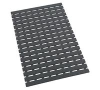(TG. 48,0 x 24,0 x 2,0 cm) WENKO 23124100 Alfombra baño 63X40 Arinos Gris, Grig
