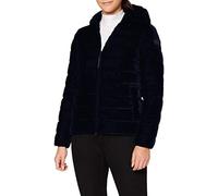 (TG. 48) CMP - Giacca da donna con cappuccio fisso, Black Blue, 48 - NUOVO