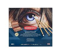 (TG. 48 Colori) Derwent Lightfast Set di 48 Matite Resistenti alla Luce con Anim