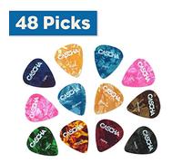 (TG. 48 Picks) CASCHA 48 Plettri per chitarra, chitarra acustica classica, chita