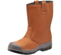 (TG. 48) Portwest FW13TAR48 Stivale Steelite Rigger S1P Ci, Marrone, 48 - NUOVO
