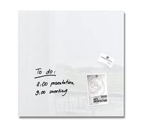 (TG. 480 x 480 x 15 mm) Sigel Gl111 Lavagna Magnetica in Vetro, 48 x 48 x 1.5 cm