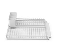(TG. 49.2 x 38.6 x 14.2 cm) Brabantia Sink Side Scolapiatti con Scivolo, Allumin