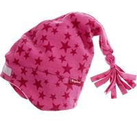 (TG. 49) Playshoes Fleece-Zipfelmütze Sterne Cappellopello, Rosa (Pink 18), 49