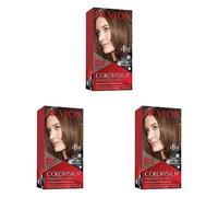 (TG. 4A Medium Ash Brown each (Confezione da 3)) REVLON Colorsilk Colorazione Pe