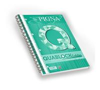 (TG. 4M , quadretti 4 mm.) Pigna 02112174M Blocco Spiralati con 4 Fori Rinforzat