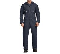 (TG. 4X Alto) Dickies Men's Long Sleeve Deluxe Coverall, Dark Navy, 4X Large-Tal