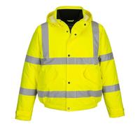 (TG. 4XL) Hi-Vis Bomber Jacket - Color: Yellow - Talla: 4XL - NUOVO
