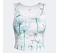 (TG. 4XS) Joma Top Élite IX Maglietta, Bianco, 4XS Donna - NUOVO