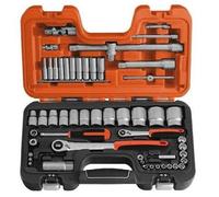 (TG. 5.1 cm) Bahco S560 - Set di chiavi a bussola da 1/4" e 1/2", 56 pezzi - NUO