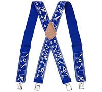 (TG. 5.1 cm) Faithfull BRACESTM - Bretelle a fantasia, larghezza: 5 cm, colore: