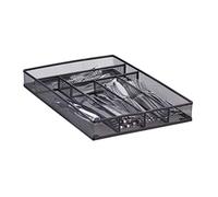 (TG. 5,1 x 28,6 x 40,6 cm) Relaxdays 10022513_46 Portaposate da Cassetto in Meta