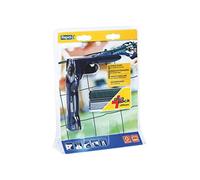 (TG. 5-11 mm) Rapid 40303112 Pinza per Reti, Kit Che Include 200 Punti, Blu - NU