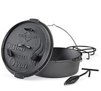 (TG. 5,5 L) Küchenprofi BBQ Dutch Forno in ghisa, 5,5 l, Ø 30 cm, senza piedin