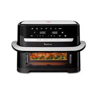 (TG. 5.5L + 3.5L / 9L) Moulinex Dual Easy Fry Flex Friggitrice ad Aria con Divis