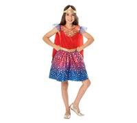 (TG. 5-6 anni) Rubies Wonder Woman Official - Vestito di lusso Wonder Woman (bam