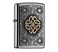 (TG. 5.8 x 3.8 x 2.0 cm) Zippo 2004750 Tempesta Accendino, Classica - NUOVO
