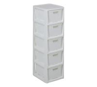 (TG. 5 Körben) BranQ - Home essential Mensola Design Scaffale in Rattan e plast