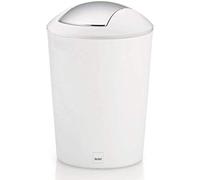 (TG. 5 litri) kela Marta 5 L Rotondo Plastica Argento, Bianco - NUOVO