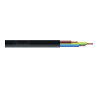 (TG. 5 m, 0.5 mm) Bulk Hardware BH01494 Cavo a Tre Conduttori 2183Y, Nero, 5 m,