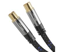 (TG. 5 m) KabelDirekt - Cavo antenna TV 4K, cavo coassiale - 5 m - con con