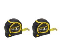 (TG. 5 m x 19 mm (Confezione da 2)) STANLEY 1-30-697 Flessometro Tylon, 5 m x 19