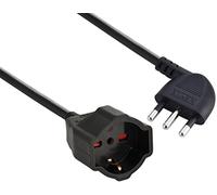 (TG. 5 mt) Electraline 46109 Prolunga 5 mt spina 16A e presa polivalente (schuko