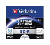 (TG. 5 Pack Jewel Case) Verbatim 43823 BD-R da 25 GB - NUOVO