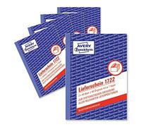 (TG. 5 pezzi) Avery Zweckform 1720 bolla di consegna DIN A6 5 pezzi - NUOVO