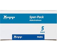 (TG. 5 pezzi) Kopp 402526016 - Mascherina di copertura a 2 moduli Paris, confezi