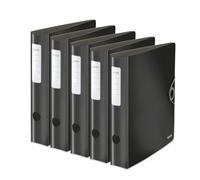 (TG. 5 pezzi) Leitz 10481095 Active Solid, 5 raccoglitori formato A4, stretti, d
