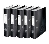 (TG. 5 pezzi) Leitz WOW 10064095 - Raccoglitore di qualit , 180°, formato A4, s