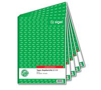 (TG. 5 pezzi) Sigel moduli - rapporte A4 autoscrivente, 2 x 40 pagine (5x conf
