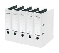 (TG. 5 piece) VON Leitz Leitz 10551001 - Confezione da 5 cartelline A4 con coper